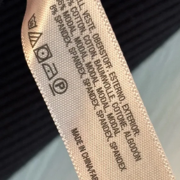 NWT Anthropologie Pure + Good Black Sleeveless Top O-Ring Zipper Mock Neck - Picture 2 of 2